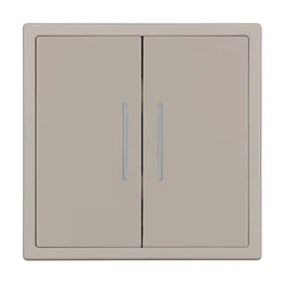 Фото #1 товара Механизм звонкового выключателя двухклавишный LED SWT-NOBE-MKR2-SFPL-L-CA (230V, 10A) (Arlight, Кашемир)