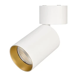 Фото #1 товара Светильник SP-POLO-SURFACE-FLAP-R85-15W White5000 (WH-GD, 40 deg) (Arlight, IP20 Металл, 3 года)
