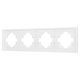 Фото #1 товара Рамка пластиковая FRM-TENDO-PL-4-WH (Arlight, -)