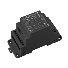 Фото #1 товара INTELLIGENT ARLIGHT Диммер DALI-TRIAC-601-82-D2-DRI-PS-DIN Black (230V, 1x1.5A) (IARL, IP20 Пластик, 5 лет)