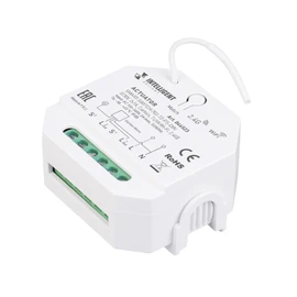 Фото #1 товара INTELLIGENT ARLIGHT Актуатор SMART-SWITCH-702-72-PS-DIN (230V, 2x1A, Curtain, TUYA Wi-Fi, 2.4G) (IARL, IP20 Пластик, 5 лет)