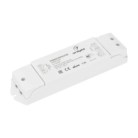 Фото товара Усилитель SMART-MIX (12-36V, 2x8A) (Arlight, IP20 Пластик, 5 лет)