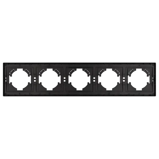 Фото #3 товара Рамка пластиковая FRM-TENDO-PL-5-BK (Arlight, -)