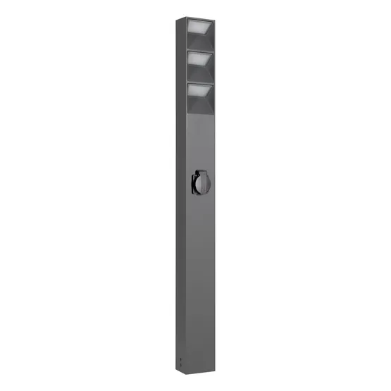 Фото #1 товара Светильник LGD-TILLIS-BOLL-SOCKET-H900-12W Warm3000 (GR, 92 deg, 230V) (Arlight, IP54 Металл, 3 года)