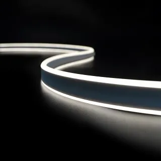 Фото #1 товара Светодиодная лента герметичная WAVE-SIDE-DOUBLE-A120-16x15mm 24V White6000 (15 W/m, IP67, 5m, wire x1) (Arlight, Вывод боковой, 5 лет)