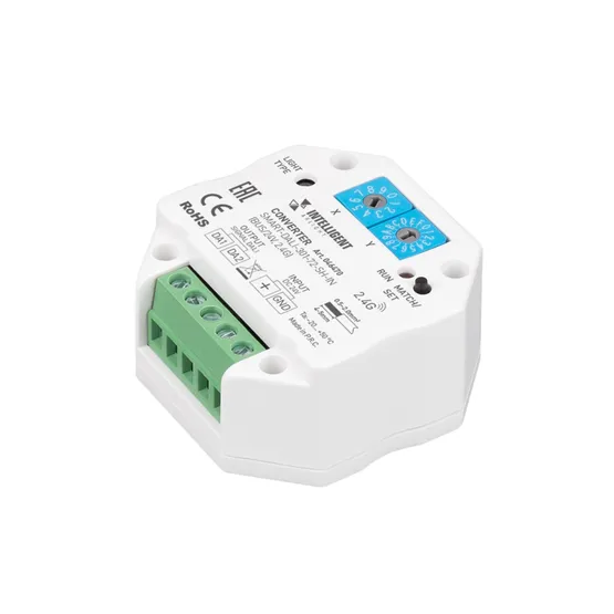 Фото товара INTELLIGENT ARLIGHT Конвертер SMART-DALI-301-72-SH-IN (BUS/24V, 2.4G) (IARL, IP20 Пластик, 5 лет)