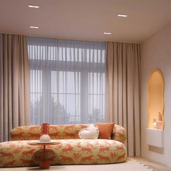 Фото #3 товара Светильник MS-FLOW-BUILT-S85x85-12W Warm3000 (WH, 15 deg, 230V) (Arlight, IP20 Металл, 5 лет)