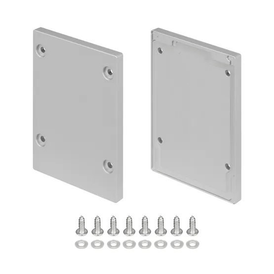 Фото товара Заглушка IP-LINE-5475 SILVER глухая (Arlight, Металл)