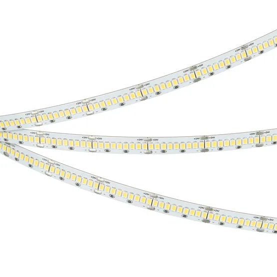 Фото товара Светодиодная лента ULTRA-A288-10mm 24V Warm3000 (17 W/m, IP20, 5m) (Arlight, высок.эфф.200 лм/Вт)