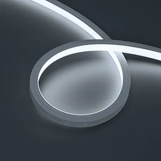 Фото #1 товара Светодиодная лента герметичная MOONLIGHT-PRO-TOP-X320-13x12mm 48V White6000 (9.6 W/m, IP67, 30m, wire x2) (Arlight, Вывод боковой, 7 лет)