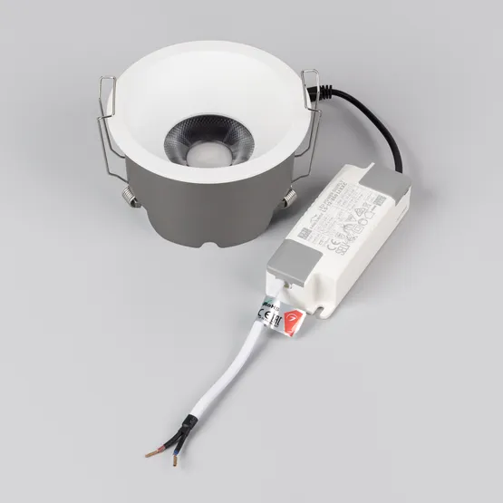 Фото #4 товара Светильник MS-HARBOR-R106-15W Warm3000 (WH, 50 deg, 230V) (Arlight, IP20 Металл, 5 лет)