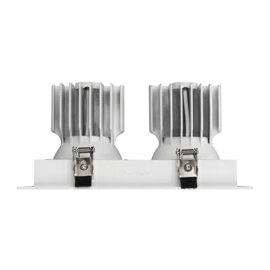 Фото #2 товара Светильник MS-VORTEX-BUILT-S210x117-2x20W Day4000 (WH-WH, 40 deg, 230V) (Arlight, IP20 Металл, 5 лет)