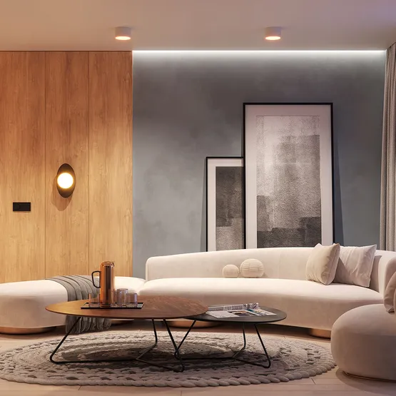 Фото #3 товара Светильник SP-PERLEN-WALL-L350-6W Warm3200-MIX (BK, 150 deg, 230V, TOUCH-DIM) (Arlight, IP20 Металл, 5 лет)