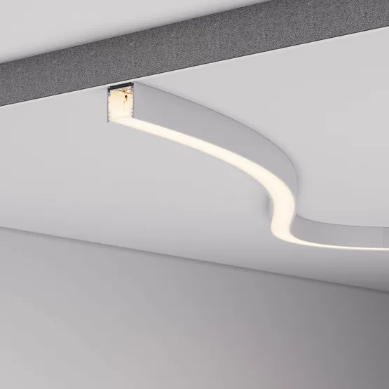 Фото #5 товара Профиль LINE-3535-BENT-SIDE-2000 ANOD (Arlight, Алюминий)