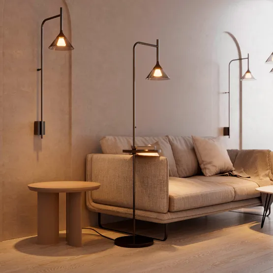 Фото #3 товара Светильник SP-OMBRELLO-FLOOR-7W Warm3000 (BK, 30 deg, 230V) (Arlight, IP20 Металл, 5 лет)