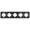 Минифото #3 товара Рамка пластиковая FRM-TENDO-PL-5-BK (Arlight, -)