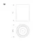 Минифото #2 товара Светильник SP-SALT-R95-20W Warm3000 (WH-BK, 40 deg, 230V) (Arlight, IP54 Металл, 5 лет)